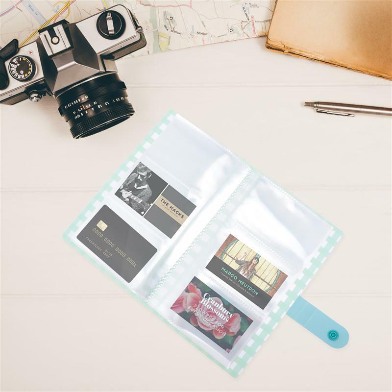 2 Pcs Name Cards Holder Bank Cards Storage Bags Business Cards Holders