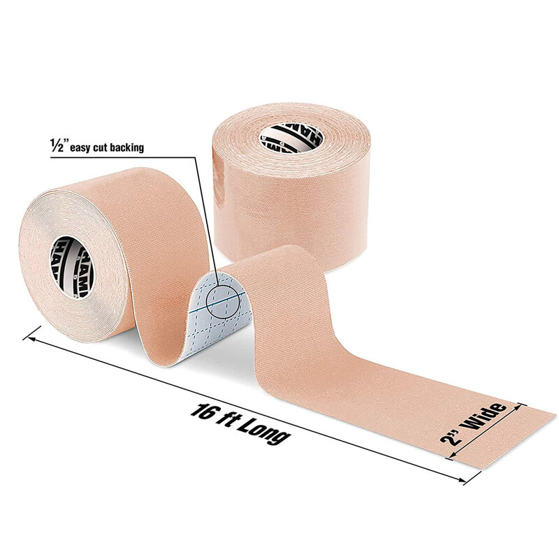 Sports Kinesiology Tape Precut Latex Free Waterproof Athletic Tape for Pain Relief Supports and Stabilizes Muscles Joints Lasts