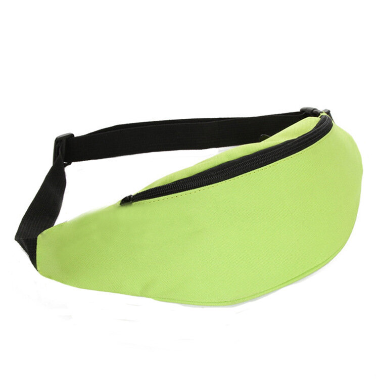 Men's and Women's Solid Color Fashion Sports WAIST BAG Riding Shoulder Bag Outdoor Fitness Running Cashier FANNY PACK
