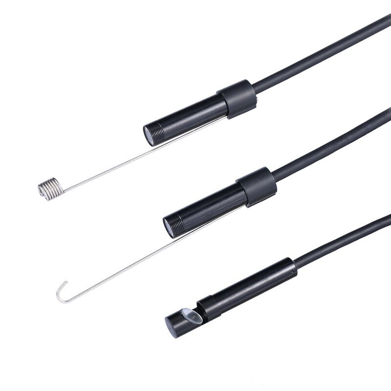 5,5mm Endoskop Kamera HD USB Endoskop Mit 6 LED 1/1.5/2/3.5/5M Weiche Kabel Wasserdichte Inspektion Endoskop für Android PC