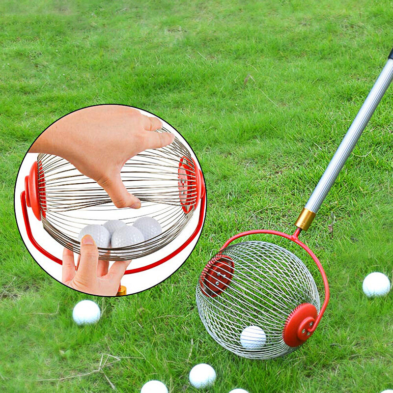 Pemetik Pemetik Kacang Atas untuk Kenari Pecan Buah Kecil Bola Pemanen Bola Tenis Pemetik Bola Gelinding Persediaan Kebun
