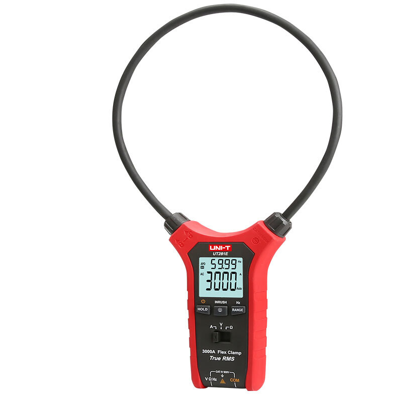 UNI-T UT281A UT281C UT281E  AC 3000A Digital Flexible Clamp Meter Multimeter Handheld Voltage Current Resistance Test Backlight.