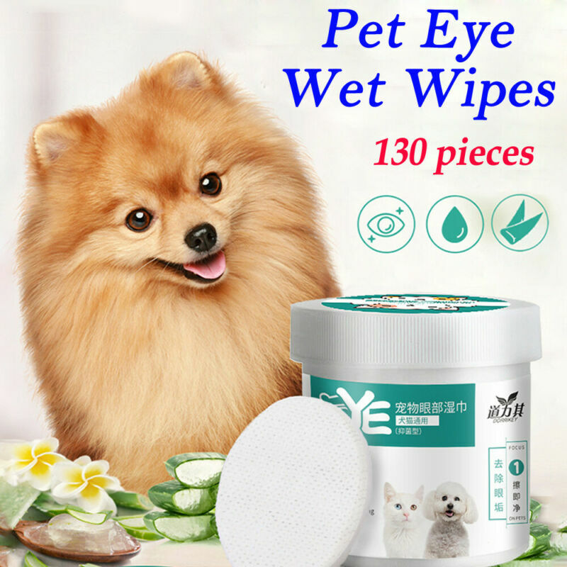 Toalhetes de papel para limpeza de cães e gatos, umedecidos suaves para limpeza de olhos, toalhetes húmidos para remoção de manchas de lágrima, não iniciadores, suprimentos para higiene