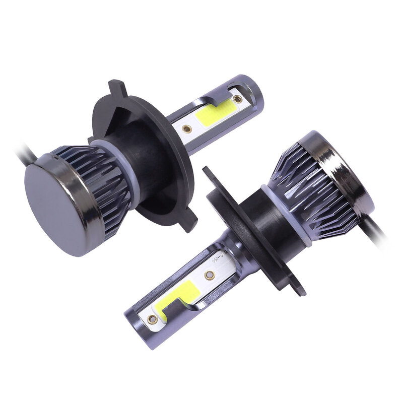 Bombilla LED Mini para faro delantero de coche, luz antiniebla, H7 H4 H11 H1 H8 H3 H9 9005/HB3 9006/HB4 Hi-Lo, 80W, 12000LM, 2 piezas, nuevo