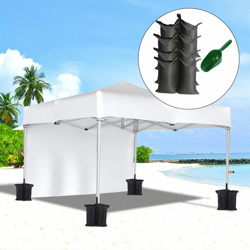 Тент с твердым песком для двухтрубочной палатки, леггинсы, фиксированная сумка с песком, ветрозащитная ткань для кемпинга