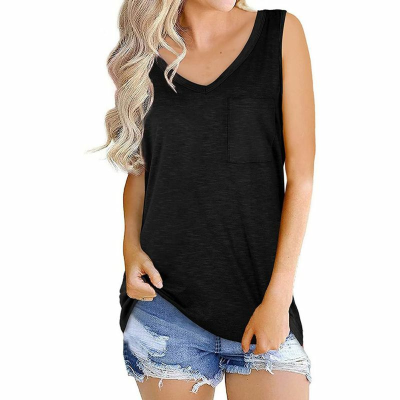 EFINNY-Camiseta con cuello en V para mujer, ropa holgada informal, talla grande, 2021