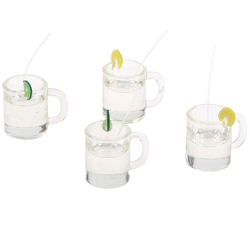 2X Mini citron tasse d'eau Dollhouse Accessoires Jouet Mini Decor cadeau 1:12LTA 
