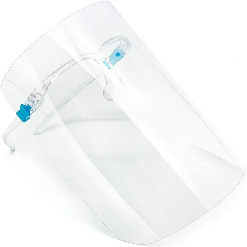 1 Box 풀 페이스 실드 안경 프레임 보호 마스크 착용 안경 안개 방지 스플래시 마스크 페이스 마스크