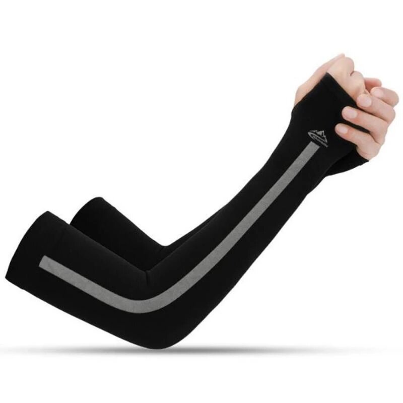 Рукава для рук из ледяной ткани, 2 шт., летняя спортивная защита от УФ-лучей, рукава для бега, велоспорта, вождения