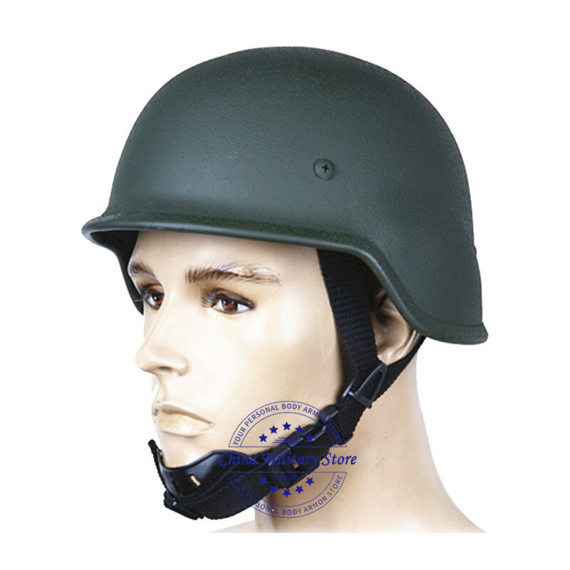 Armia zielony stalowy kask kuloodporny kask PASGT balistyczny kask dla armii wojskowej policji samoobrona dostaw