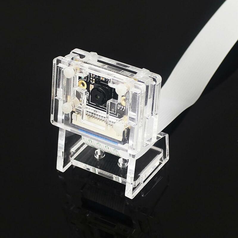 카메라 홀더가있는 내구성 Protetive 인클로저 케이스 NVIDIA Jetson Nano 용 경량 투명 아크릴 쉘 하우징 커버