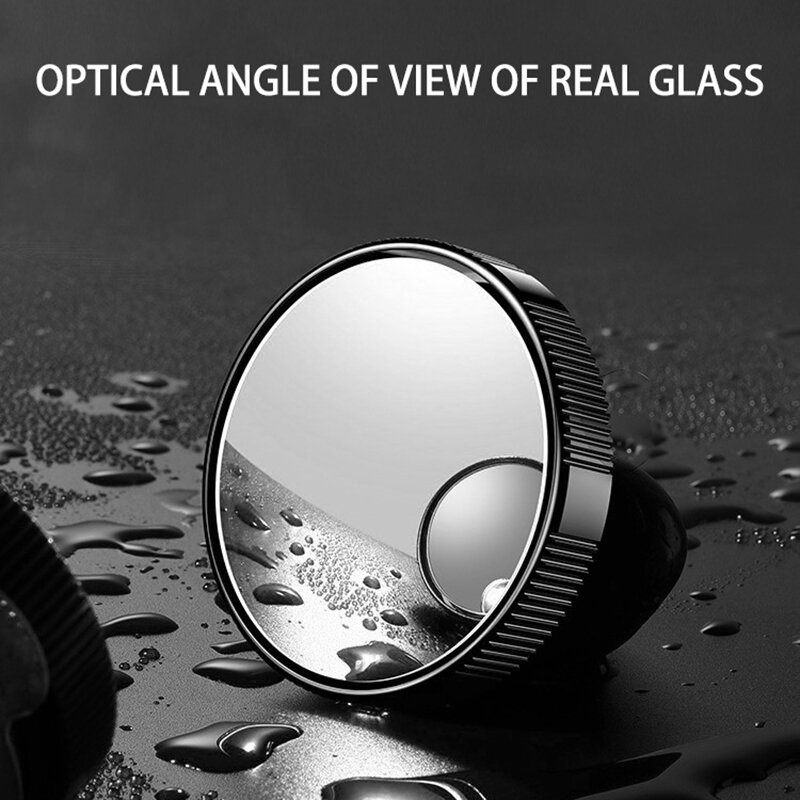 Car Blind Spot Mirror Wide Angle Mirror 360 Rotation Adjustable Convex Rear View Mirror Auto Car Mirror