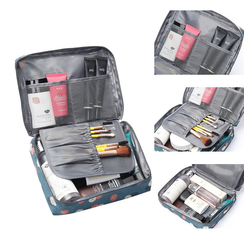 Portable boîte de rangement cosmétique de voyage En Plein Air de toilette produits pour enfants sac de rangement Multifonction grand sac cosmétique