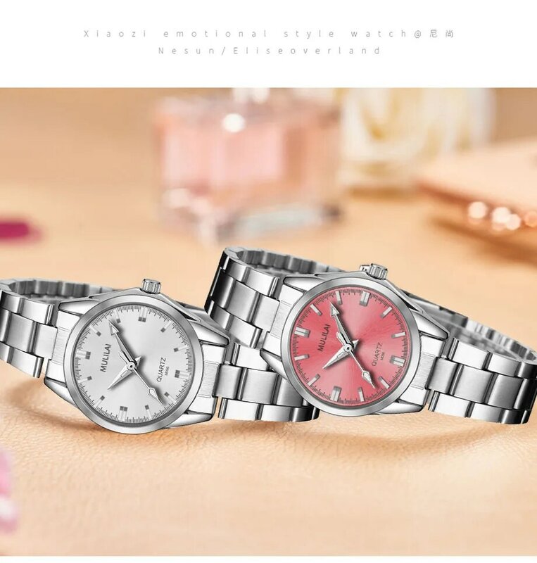 Relógio feminino de luxo, relógio de luxo para mulheres, à prova d'água