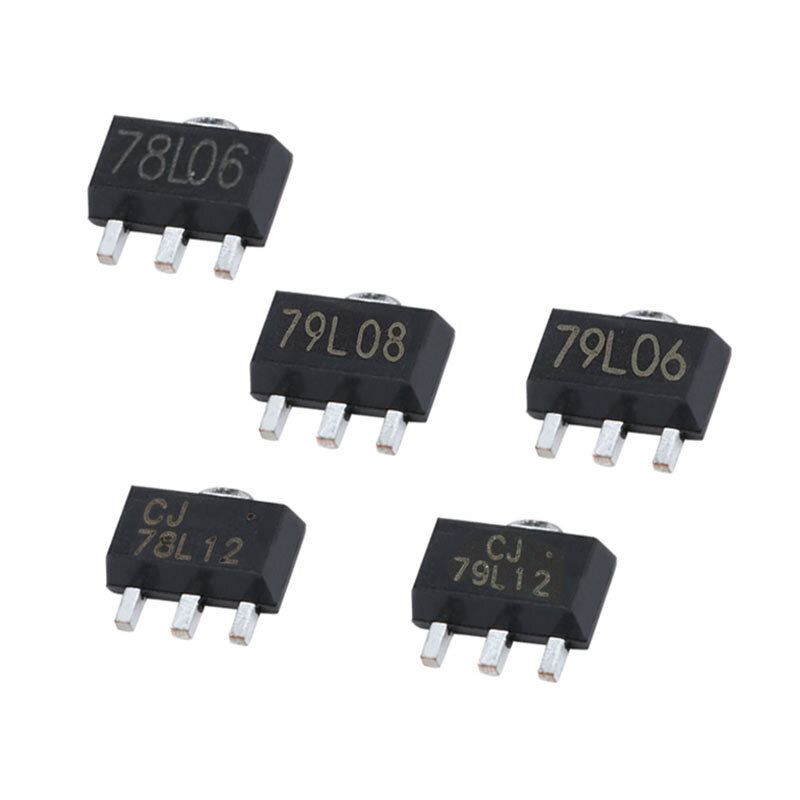 10Pcs Positieve Voltage Regulator Transistor CJ79L05 5V CJ79L06 6V CJ79L08 8V CJ79L12 12V CJ78L05 CJ78L06 triode Sot-89 Ic