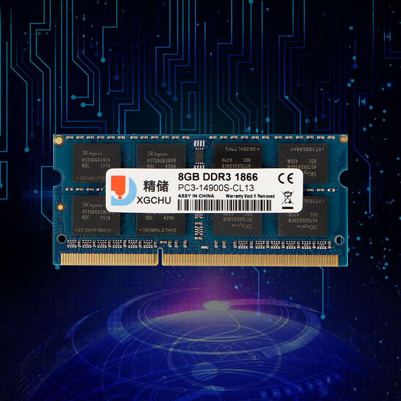 XGCHU тонкая память от производителя, память для ноутбука третьего поколения, память DDR3 8 Гб NB 1600