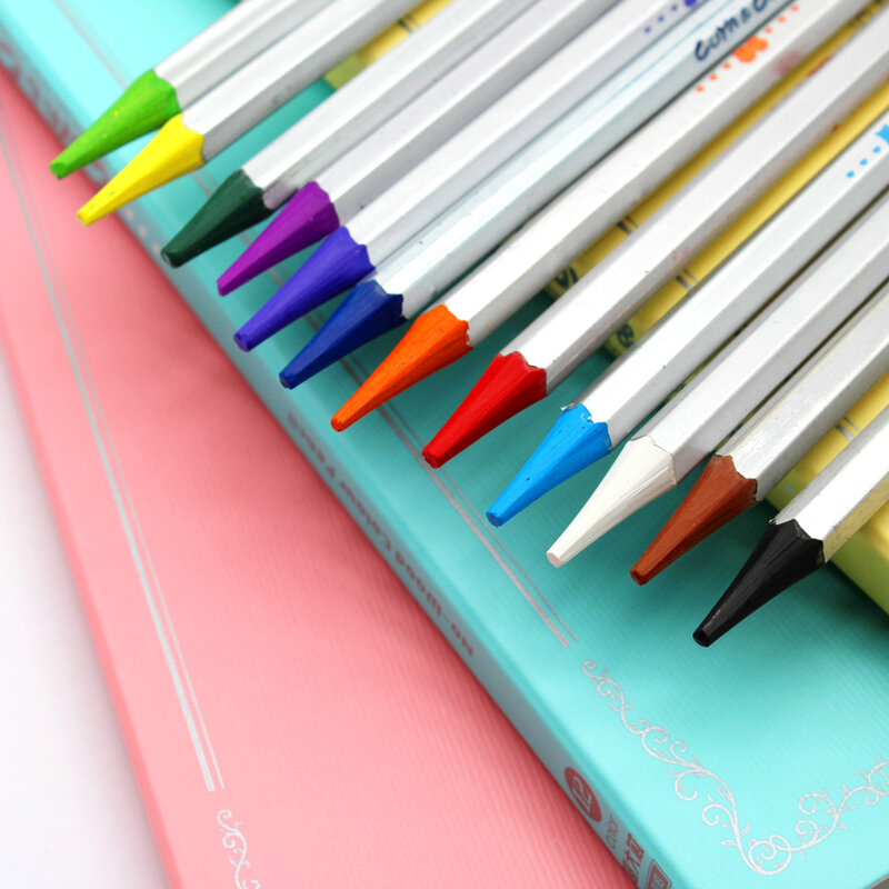 36 Kleuren Milieuvriendelijke Kleurpotlood Set Grote Refill Kleur Potloden Voor Kinderen Geschenken Tekening School Office Art Supplies