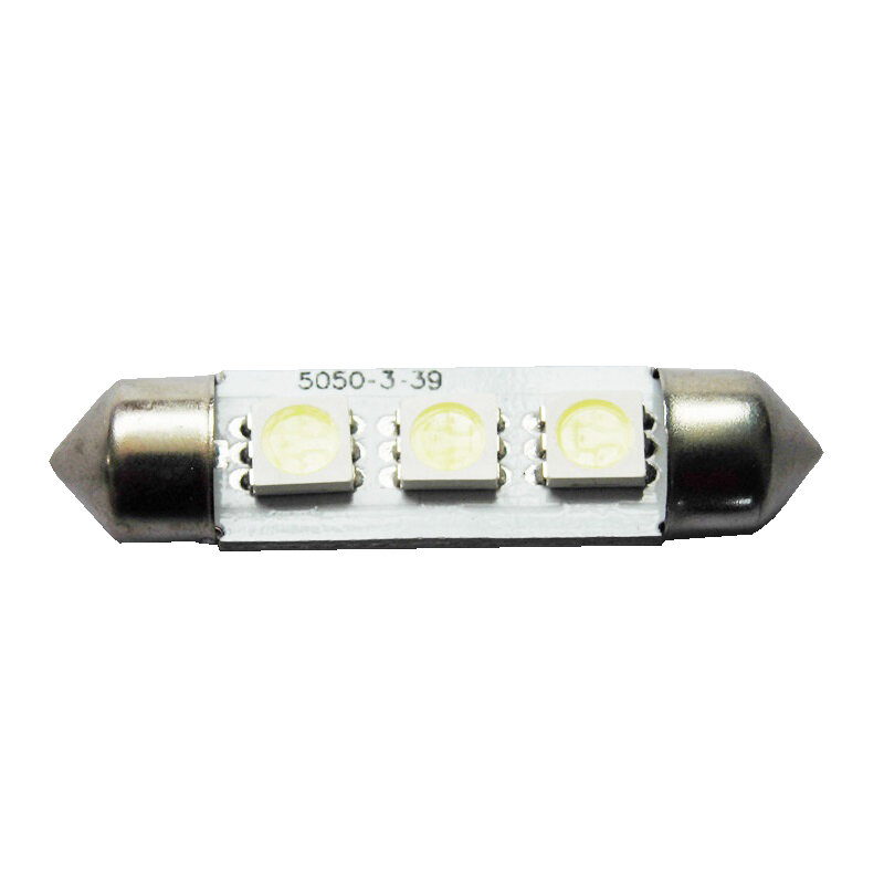 Lumière blanche Led C5W 5050 3 Smd 3Smd 31mm 36mm 39mm 41mm Dc 12V pour porte dôme intérieure, lumière libre, ampoule de clignotant