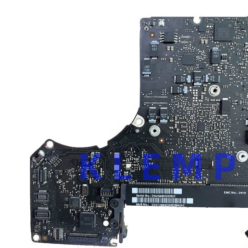 Logic Motherboard For MacBook Pro 13" A1278  WIth I5 2.5GHz I7 2.9GHz 820-3115-B  2011 2012Year MD101 MD102