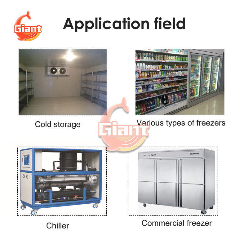 Controlador de temperatura LED Digital, temporizador de refrigeración, descongelación para refrigerador de almacenamiento en frío, STC-8080A + 220V
