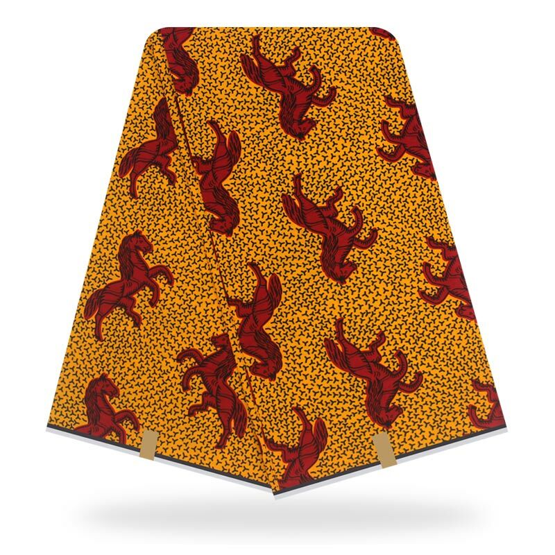 Африканская восковая ткань с принтом 2021, высококачественный хлопковый материал, Анкара, ткань для шитья, Африканский Анкара, хлопок, настоя...