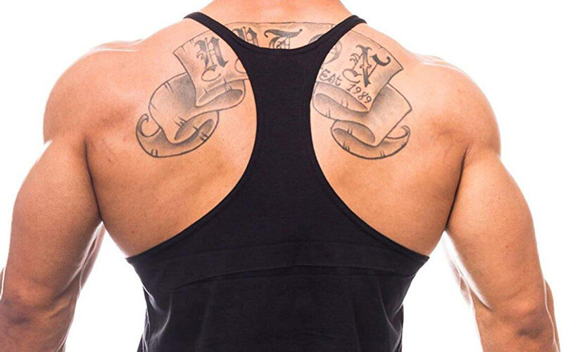 New Summer Bodybuilding Tank Top Men Fitness Stringer Sporting Shirt Gym Clothing Workout Cotton Tanktop