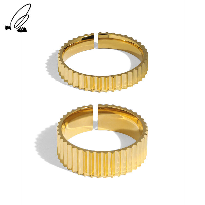 Женские кольца с геометрическим узором S'STEEL, открытые кольца из стерлингового серебра 925 пробы в минималистическом стиле, Изящные Ювелирные...