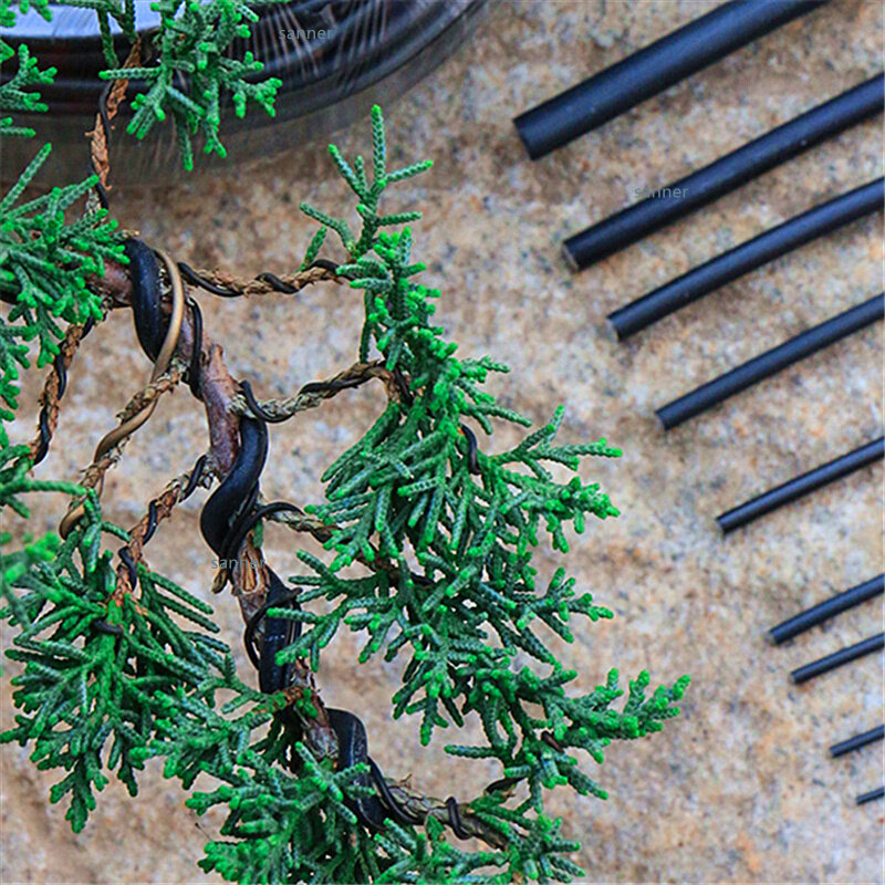1mm-8mm bonsai ferramentas de metal bonsai modelagem de fio de alumínio pomar e jardim ferramentas planta forma diy 500g/rolo
