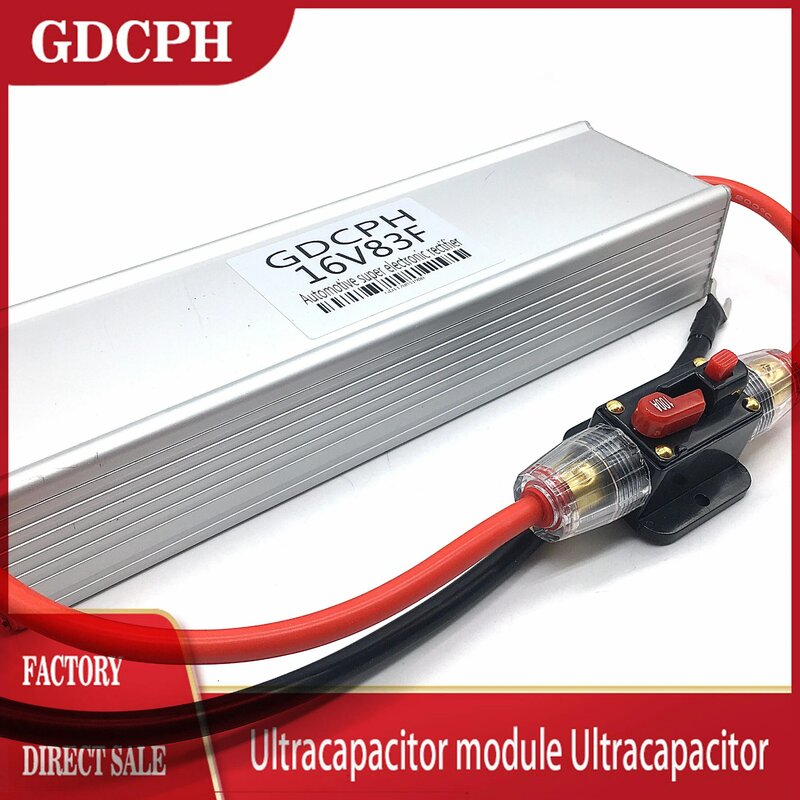 16V83F Ultracapacitor prostownik motoryzacyjny elektroniczny prostownik 2.7V 500F kondensator rozruchowy 16V 100F