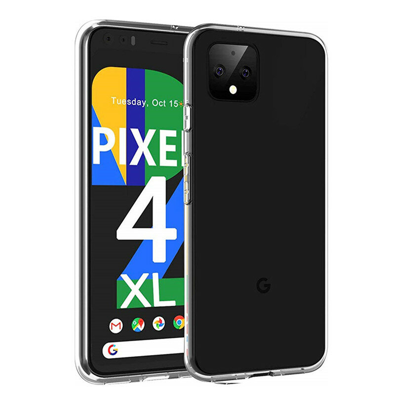 Clear กรณี TPU นุ่มสำหรับ Google Pixel 4 5 3A 3 2ซิลิโคนซิลิโคนโทรศัพท์สำหรับ Google Pixel 4 5 4A Pixel4 Pixel3 Pixel2 3A XL