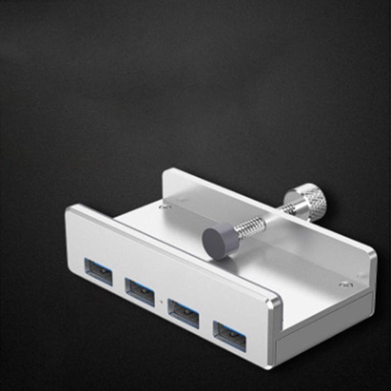 ORICO-Concentrador de red USB 3.0 para ordenador, hub profesional con cargador, diseño de aleación de aluminio, 4 puertos, tamaño portátil, estación de viaje para portátil
