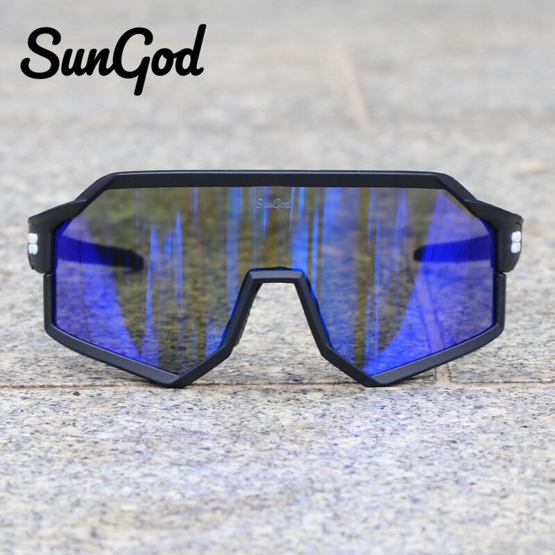 Sungod-gafas de sol polarizadas para ciclismo, lentes deportivas para correr, gafas de bicicleta para montaña, Unisex