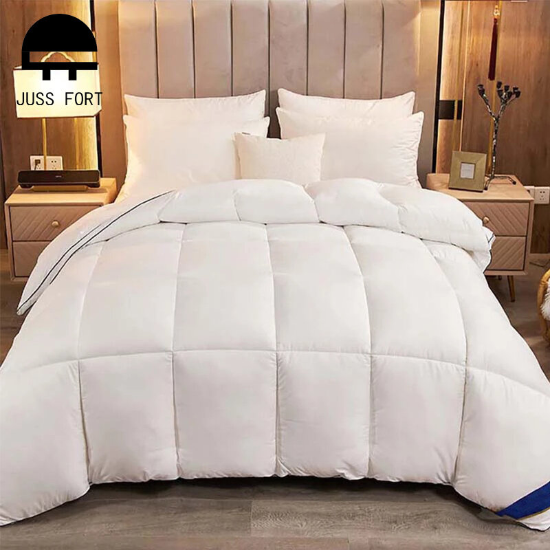 بطانية لحاف 95% بلون أبيض أوزة للأسفل بطانية لغرف النوم للمنزل والفندق لحاف شتوي مقاس كبير كبير للملكة