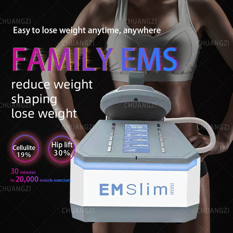 EMSlim 개인 휴대용 근육 자극기 전자기 슬리밍 지방 바디 조각 플라스틱 근육 기계