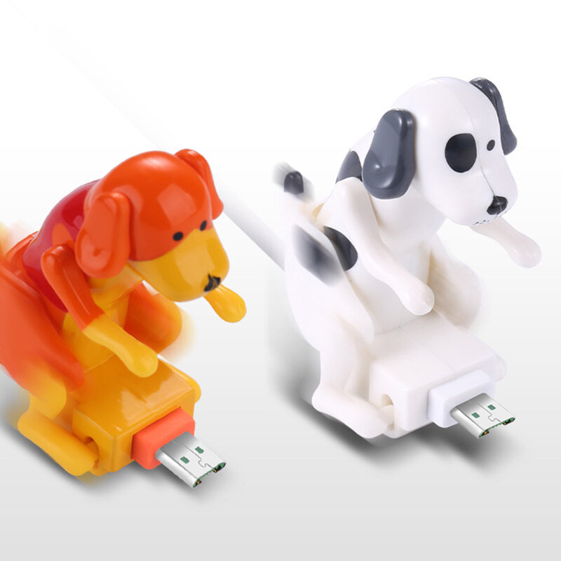 Grappige Humping Dog Fast Charger Cable Laadkabel Leuke Snelle Opladen Datakabel Voor Iphone Android Smartphone Lader Lijn