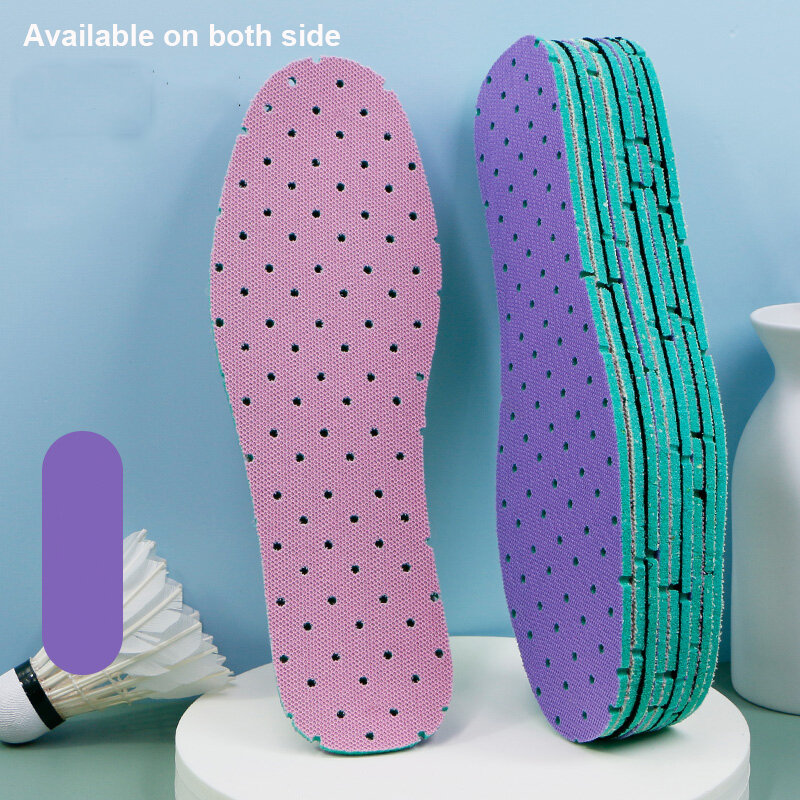 데오도란트 Insoles Full Palm Ventilate Breath 자유롭게 발바닥 삽입 남성 여성 Double Face Wear 내구성있는 건강 Cool Pads