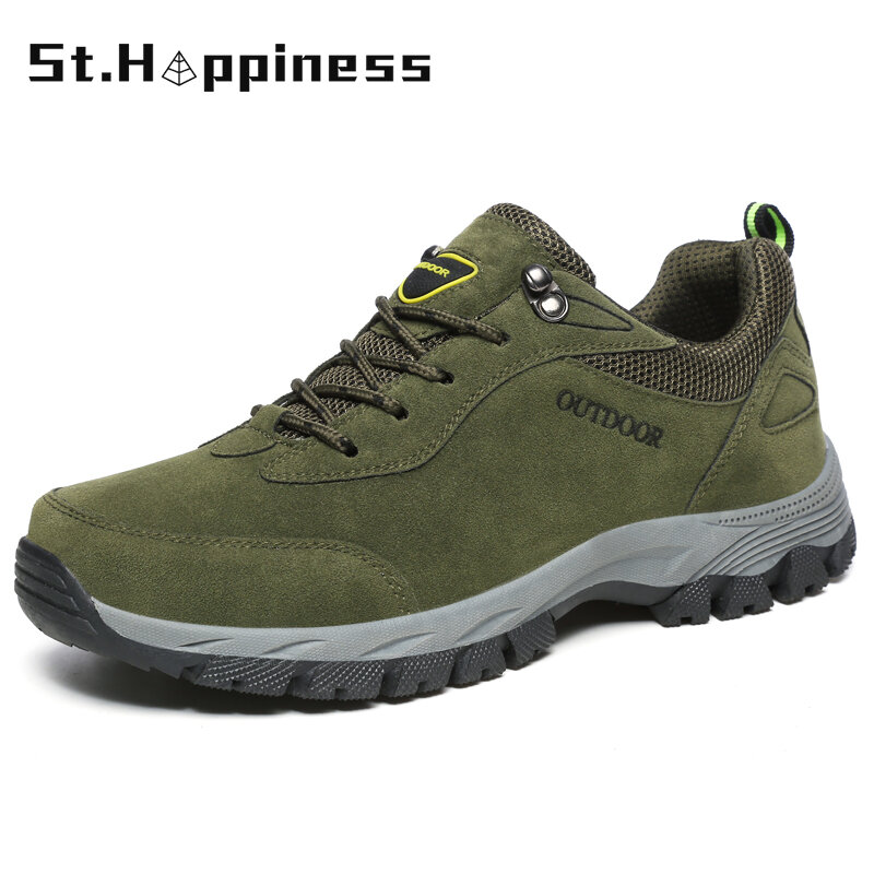 Zapatos de marca para Hombre, zapatillas ligeras e informales para caminar al aire libre, antideslizantes, para senderismo, talla grande 48, 2021