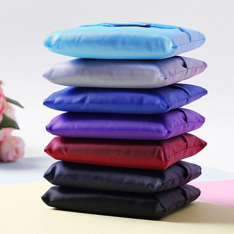 Mode Tragbare Frauen Einkaufstasche Kreative Druck Oxford Tuch Falten Damen Tasche Küche Lagerung Taschen Hause Zubehör