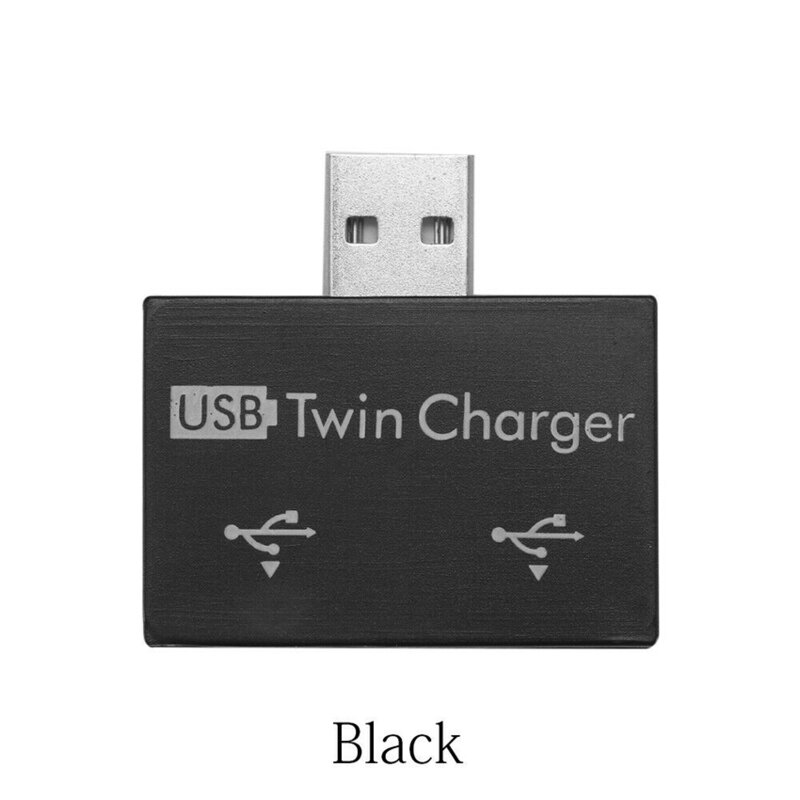 Mini 2พอร์ต USB Hub Charger อะแดปเตอร์ Hub USB Splitter สำหรับโทรศัพท์แท็บเล็ตคอมพิวเตอร์