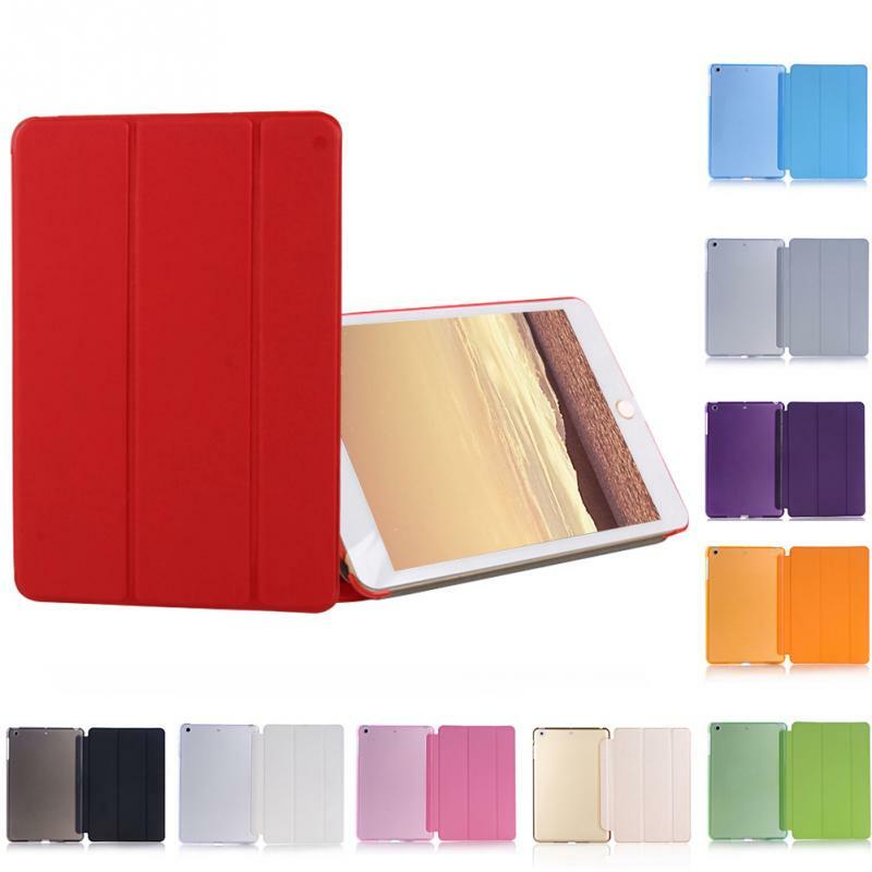 For iP ad Mini Original  Simplism Series Wake Up Fold Stand Leather Case Smart Cover Protector for iP ad Mini 1 2 3