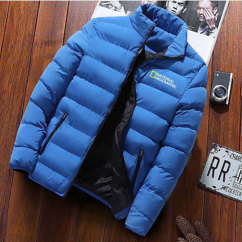 La calidad de los hombres de invierno abajo chaqueta ultraligera hombres chaqueta de plumas hombre portátil y ligero abrigo cálido