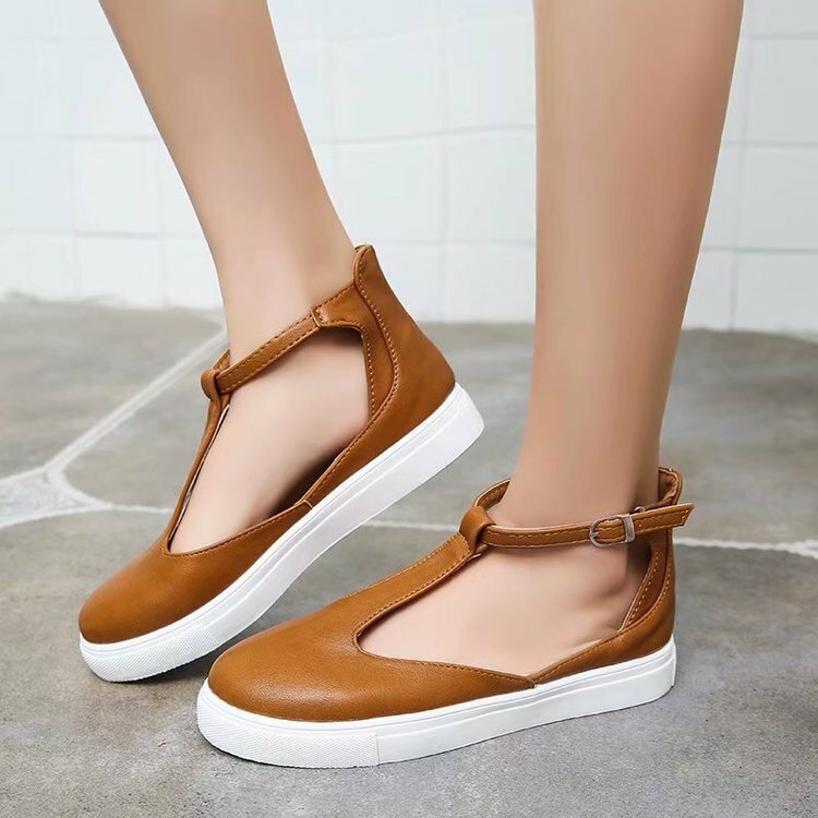 Sandales en cuir pour femmes, chaussures d'été de haute qualité, plates, imprimé léopard