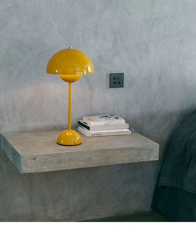 Moderno minimalista  diseño de arte nórdico  dormitorio  cabecera  sala de estar  estudio  decoración creativa de Hotel  flor  lámpara de mesa 