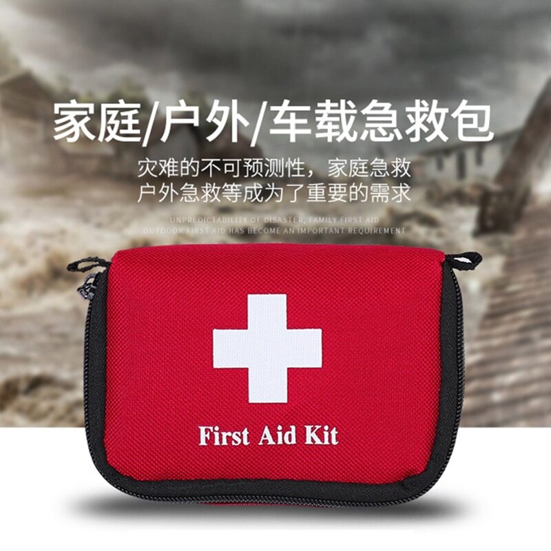 11Pcs ชุดแบบพกพา Emergency Survival ชุด Mini Family First Aid Kit กีฬาชุดเดินทางกระเป๋าบ้านรถกลางแจ้ง first Aid Kit