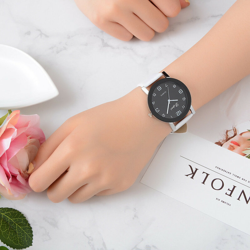 Lvpai女性のカジュアルクォーツレザーバンド腕時計アナログ腕時計ファッションビジネス女性時計女性のブレスレットの腕時計 часы