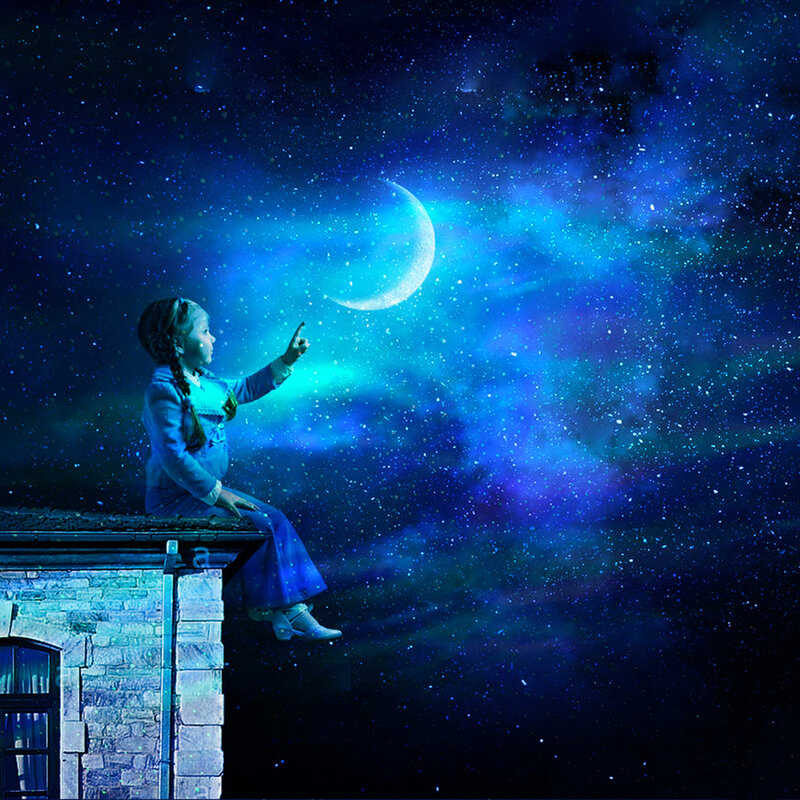 Romantische Stern Projektor Schlafzimmer Nette Zimmer Dekor Für Home Kinder der Nacht Licht Sternen Himmel Projektor Musik Nebula LED Lampe