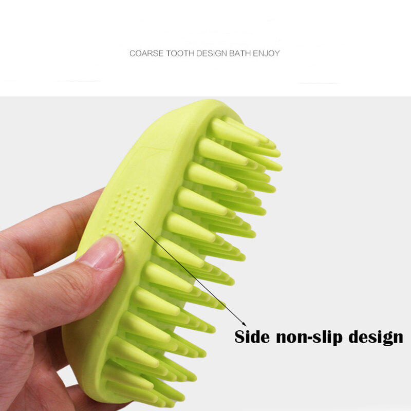 Bathroom Puppy Big Dog Cat Bath Massage Gloves Brush Soft Rubber Brush Pet Accessories for Dogs Cats Tools Mascotas Products