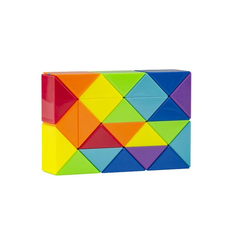 Dingsheng-マジックルール24 36 48 60 72セグメント,スネークマルチカラー3Dパズルキューブ,変形可能なキューブ