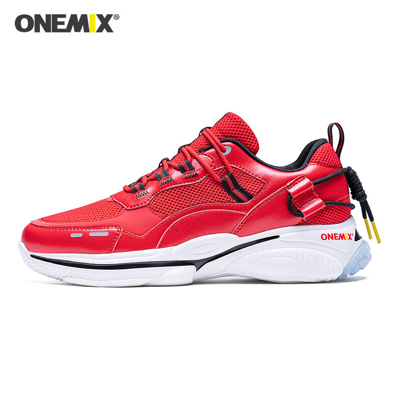 Onemix Pria Menjalankan Sepatu untuk Orang Dewasa Olahraga Sepatu Fashion Wanita Sneakers Baru Luar Ruangan Kebugaran Jogging Alas Kaki