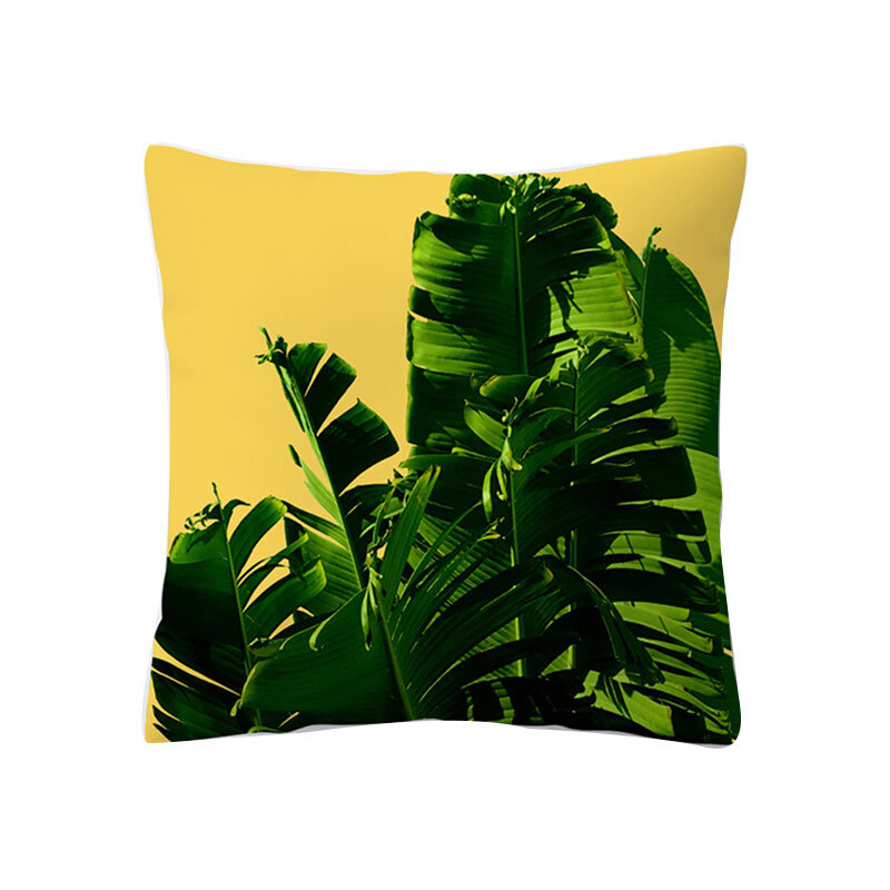 45x45cm Frigg amarillo negro patrón geométrico cubierta Cojín cuadrado almohada caso de poliéster cojines almohadas para la decoración del hogar
